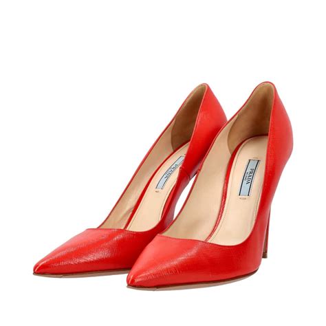 prada saffiano pointed-toe pumps|prada velvet pumps.